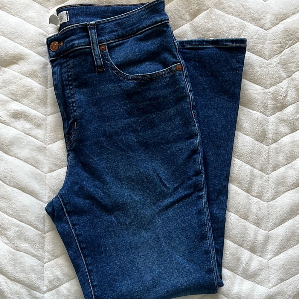 Madewell Dark Blue Flare Jeans